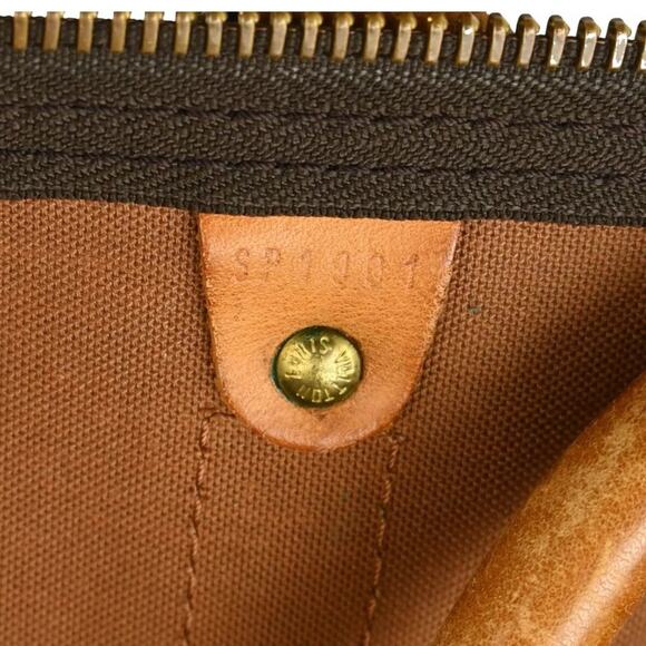 AUTHENTIC LOUIS VUITTON KEEPALL 50 TRAVEL HANDBAG MONOGRAM SP1001 - Picture 9 of 9